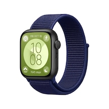 Newface Huawei Fit 4 Hasırlı Cırtcırtlı Kordon - Lacivert-mürdüm Lacivert, Mürdüm