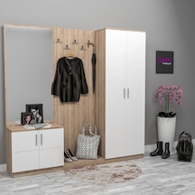 İstanbul Portmanto Mdf Beyaz