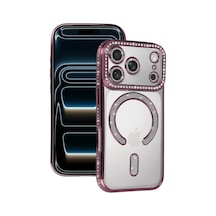 Apple iPhone Uyumlu 17 Pro Max Joke Simli Magneticsafe Kılıf - Pembe Bzsxx00 1