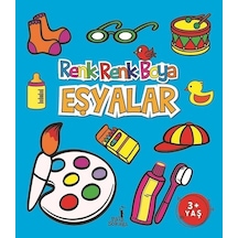 Boyama Kitabı Eşyalar Renk Renk Boya- Pal Sokağı