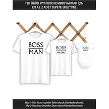 Baba Oğul Kız Boss Man Boss Mini Tişört
