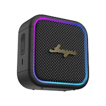 Lenyes S890 Su Geçirmez Özellikli Rgb Işıklı Askılı Mini Otg-tws Bluetooth Hoparlör V5.3 Siyah