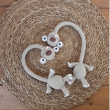 Renklivekreatif Amigurumi Uzun Boyunlu Sid 1adet Bej