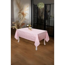 Sare Lüx Jakar Kumaş Pudra Masa Örtüsü Dikdörtgen 160x220 Cm - 1109 Çok Renkli