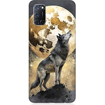 Oppo A52 Uyumlu Bisiklet Yarışı Desenli Silikon Kılıf
