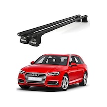 Trio-ıı Audi A4 Avant 2015 Ve Sonrası Uyumlu Siyah Kilitli Ara Atkı 120cm Port Bagaj Tavan Barı