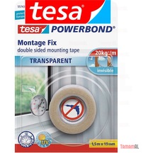 Tesa alman Markası Şeffaf Çift Taraflı Güçlü Köpük Bant 20 KG