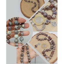 Jasper Taşı 33lük Tesbih 10mm 36035 Çok Renkli