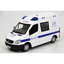 Vardem Metal Polis Aracı Oyuncak Polis Arabası Metal Polis Aracı