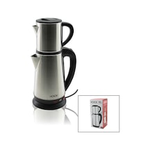 Bezos Elektrikli Çay Makinesi 1.8l Su Isıtıcı + 0.8l Demlik 1800w Dlra