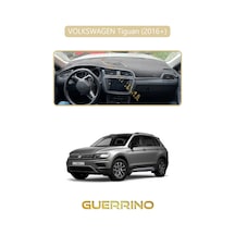 Volkswagen Tiguan 2016+ Torpido Koruma Halısı Bej Kenar