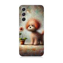 Samsung Galaxy A24 Uyumlu Sevimli Köpek Desenli Silikon Kılıf