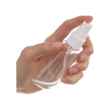 Şeffaf Cam Şişe 50Ml Sprey Başlıklı