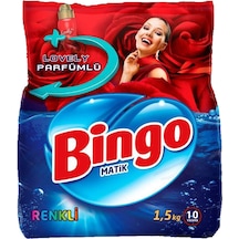 4 Adet Bingo Çamaşır Deterjanı 1,5 Kg Renkli