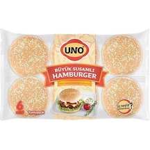 Uno Premium Susamlı Hamburger Ekmeği 6 Adet 510 G