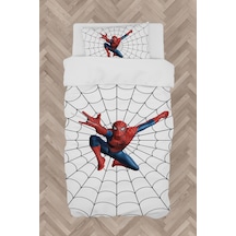 Mekta Home Bebek Ve Çocuk Odası Ağ Ve Spiderman Desenli Nevresim Takımı