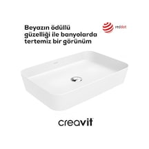 Deliksiz Dikdörtgen Lavabo 60 Cm Modern Tasarım İle Şık 508 Yeşil