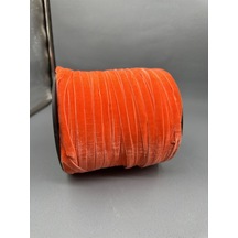 Paşateks- 1 Cm Düz Kadife-5 Metre-a. Turuncu