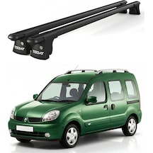 Trio-ı Renault Kangoo 1997-2007 Uyumlu Siyah Kilitli Ara Atkı 120cm Port Bagaj Tavan Barı
