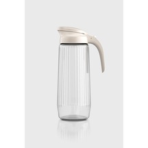 Renga Beluga 1500 Ml Bej Kapaklı Gravürlü Cam Sürahi 111021 Çok Renkli