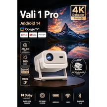 Wanbo Vali 1 Pro 900 ANSI Lümen Google TV Projeksiyon Cihazı – MEMC ve Dolby Destekli