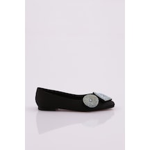 Dgn 3030 Kadin Babet 3030-424-R1671 Siyah Saten