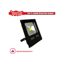 Led Projektör 30W Cob Led Projektör Beyaz Işık