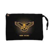 Khabib the Eagle by Sapto Siyah Clutch Cüzdan / El Çantası Siyah Khabib the Eagle by Sapto Siyah Clutch Cüzdan / El Çantası Siyah