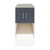 Kronos Komodin 2 Raflı 2 Kapaklı 60x59x96 Aytaşı-antrasit Aytaşı