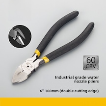 Kangvka Endüstriyel Çift Kenarli Krom Vanadyum Çelik斜口 Pense, Japon Tipi Manuel Araç, Plastik Ve Elektronik İşlemleri İçin 6 İnç