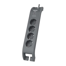 Philips SPN3140A/62 900 Joule 4'lü 2 m Anahtarlı Akım Korumalı Priz