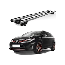Kanca Toyota Auris Touring 2013 Ve Sonrası Uyumlu Gri Kilitli Ara Atkı 110cm Port Bagaj Tavan Barı
