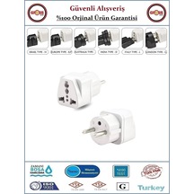 Üniversal Adaptör Fiş - Evrensel Amerikan İngiliz Priz Fiş Dönüştürücü