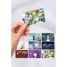 Frieren Beyond Journey's End Sousou No Frieren Kart Kaplama Sticker 8 Adet Çok Renkli