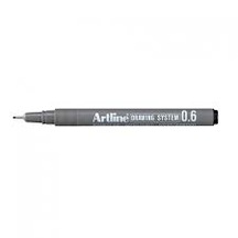 Artline 0.6 Çizim Kalemi Siyah 236