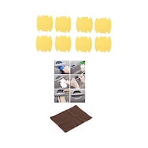 9lu Set Araba Kapı Kolu Koruyucu Çizilme Önleyici Faf Sticker Film Koruma Seti