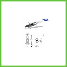 Bezos Super Light H1 Halojen Far Ampülü 12 Volt 60-55 Watt Dmc