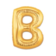Gold Folyo Balon B Harfi 40" Inç 100 Cm