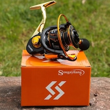 Novahub İplik Balıkçılık Reel Süper Pürüzsüz 5.5:1 Tatlı Su Tuzlu Su Balıkçılığı İçin İplik Makarası Olta Takımı 4000