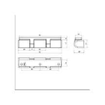 2 Adet 90 Mm Pvc Pimapen Siyah Quick Fast Kapı-pencere Menteşesi Genel