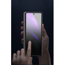 Samsung Galaxy Z Fold 7 Uyumlu Parmak İzi Bırakmaz Hayalet Mat Ekran Koruyucu Nano Jelatin