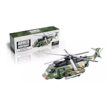 Pilli Çarp Dön Askeri Helikopter Işıklı Sesli
