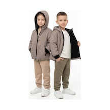 Bebegen Unisex Vizon İçi Peluş Kapitoneli Mont Çok Renkli