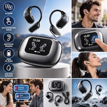 İphone 14 Plusuyumlu 138 Dil Çeviri Özellikli Bluetooth Kulaklık Dokunmatik Ekranlı Open Ear Kablosuz Kulaklık