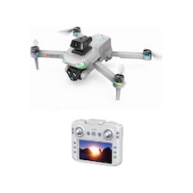R08 Kumandadan Ekranlı Drone Çift Kamera Yedek Bataryalı App Kontrollü Quadcopter
