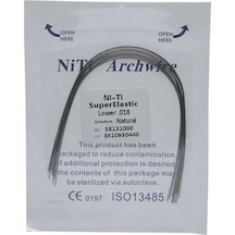 10packs Diş Ortodontik Niti Arch Tel Süper Elastik Doğal Form Yuvarlak / Dikdörtgen Archwire Orto Diş Teli Diş Hekimi Ürün İçin 2