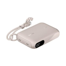 Belkin Bpb027hqsd Boostcharge 10.000 Mah 20w Usb-c Powerbank Dijital Göstergeli Taşınabilir Şarj Cihazı - Kum Rengi Siyah