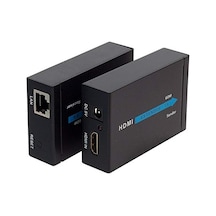 Hdmi Görüntü Aktarma, Hdmı To Cat5/cat6, 60 Metre, Adaptörlü, Extender, Standart