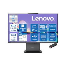 Lenovo ThinkCentre Neo 50a 27 Gen5 12SAA05QTRP08 Core 5 210H 24 GB 1 TB SSD 27" W11P AIO Masaüstü Bilgisayar