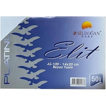 Doğan Fantazi Zarf 14 20 Elit Beyaz Tuale170 Gr. - 50 Adet